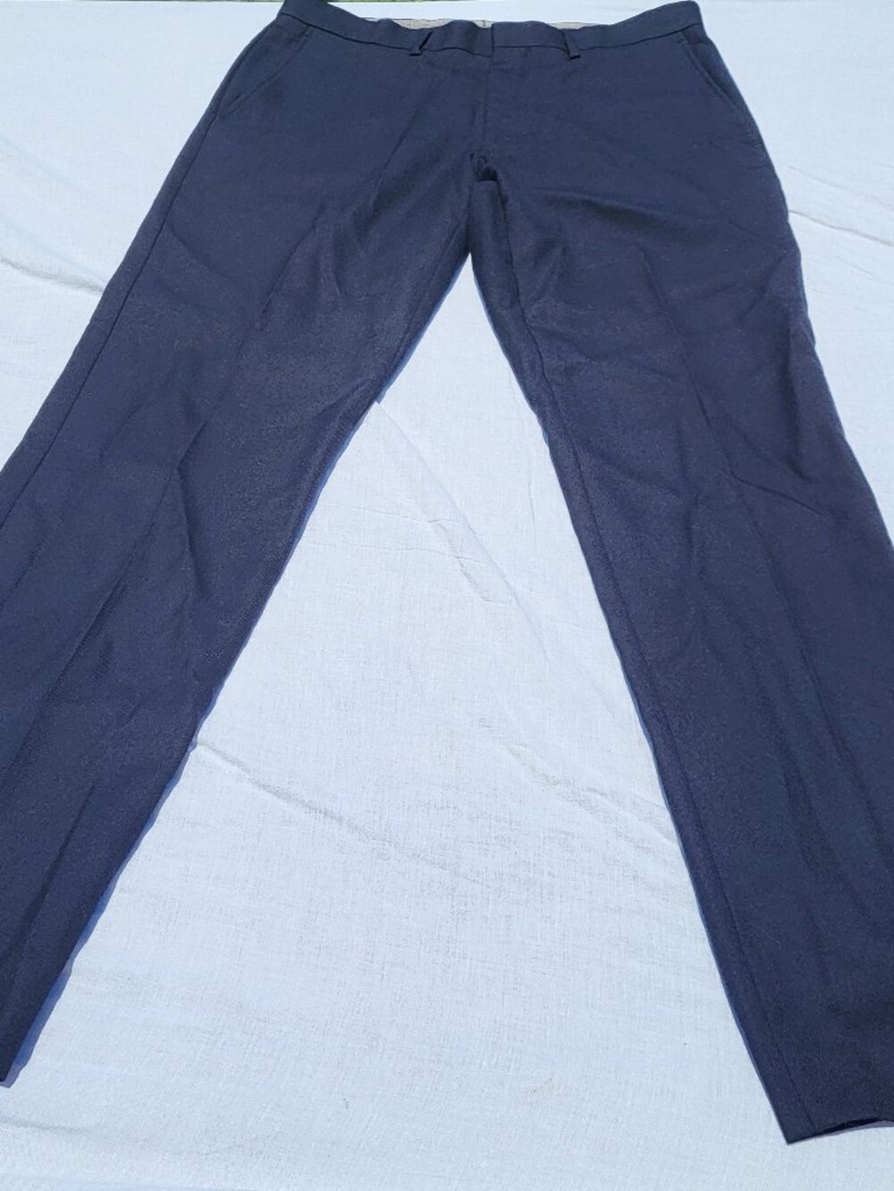 J. Crew Bowery Pants Men's 32x34 Classic Wool Neutral Office City Travel Comfort